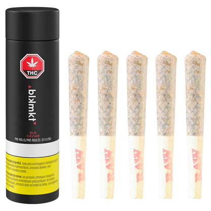 BLK MKT 2.5 g BLK Caviar PR 5 x 0.5 g Pre-Rolls