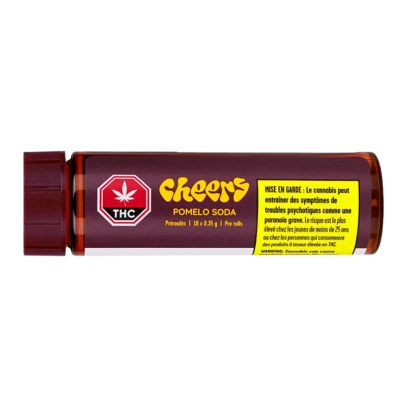Cheers Cannabis 3.5 g Pomelo Soda PR 10 x 0.35 g Pre-Rolls