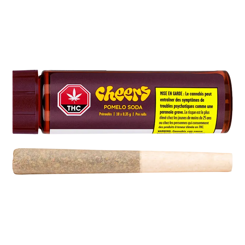 Cheers Cannabis 3.5 g Pomelo Soda PR 10 x 0.35 g Pre-Rolls