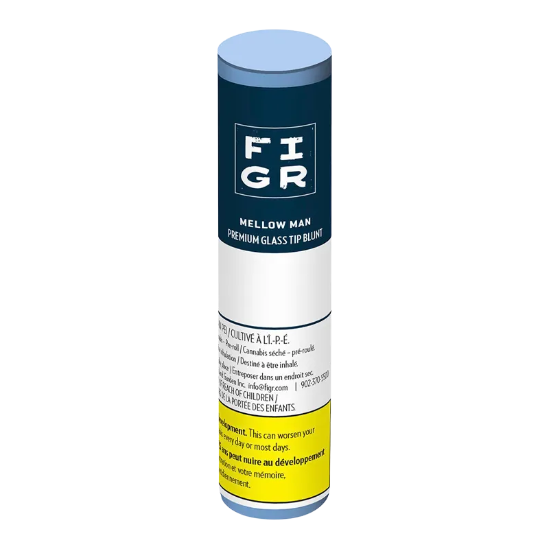 FIGR 1 g Mellow Man Premium Glass Tip Blunt PR 1 x 1 g Pre-Rolls