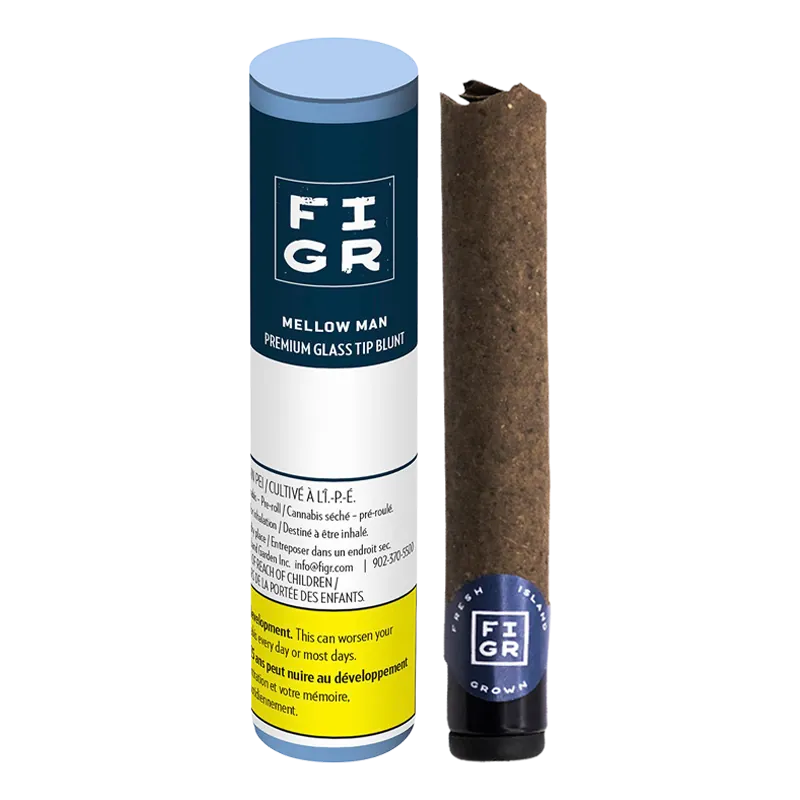 FIGR 1 g Mellow Man Premium Glass Tip Blunt PR 1 x 1 g Pre-Rolls