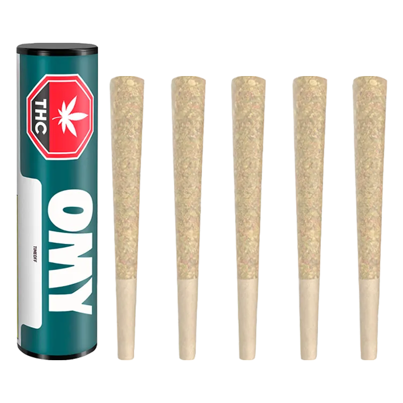 OMY! 5 g TIMEOFF PR 5 x 1 g Pre-Rolls