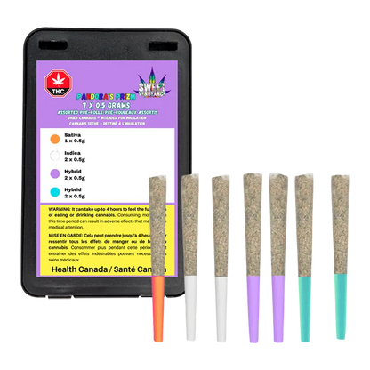 Sweet Vengeance 3.5 g Pandora's Prizm PR 7 x 0.5 g Pre-Rolls