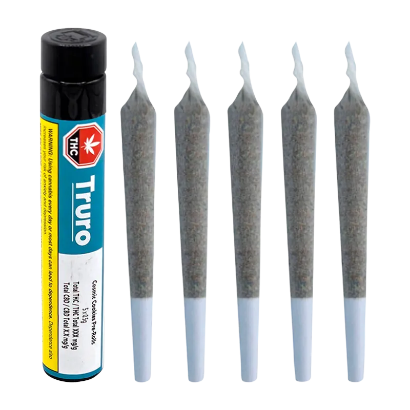 Truro 2.5 g Cosmic Cookies PR 5 x 0.5 g Pre-Rolls