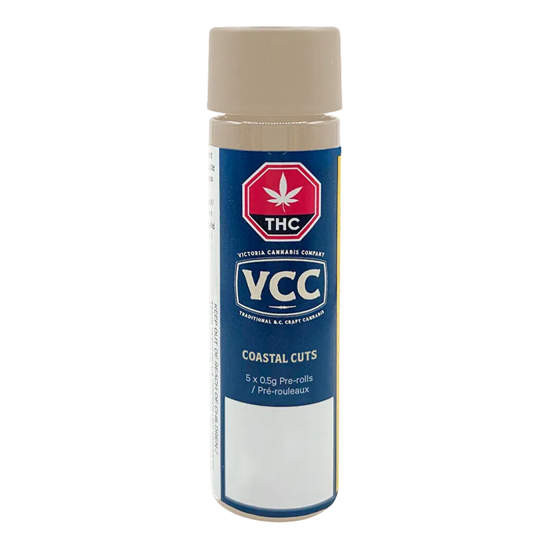 Victoria Cannabis Company 2.5 g Coastal Cuts PR 5 x 0.5 g Pre-Rolls