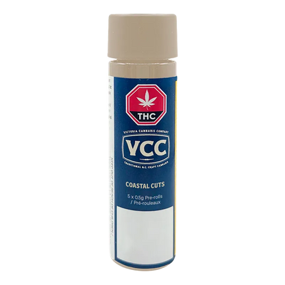 Victoria Cannabis Company 2.5 g Coastal Cuts PR 5 x 0.5 g Pre-Rolls