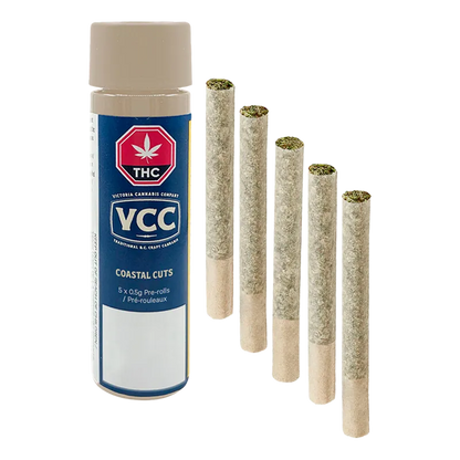 Victoria Cannabis Company 2.5 g Coastal Cuts PR 5 x 0.5 g Pre-Rolls