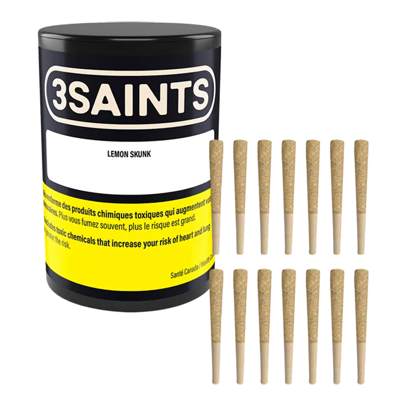 3Saints 7 g Lemon Skunk PR 14 x 0.5 g Pre-Rolls