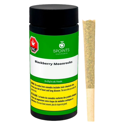 5 Points Cannabis 3.5 g Blackberry Moonrocks PR 10 x 0.35 g Pre-Rolls