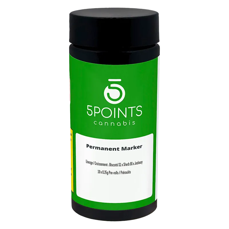 5 Points Cannabis 3.5 g Permanent Marker PR 10 x 0.35 g Pre-Rolls