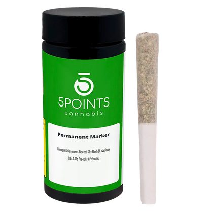 5 Points Cannabis 3.5 g Permanent Marker PR 10 x 0.35 g Pre-Rolls