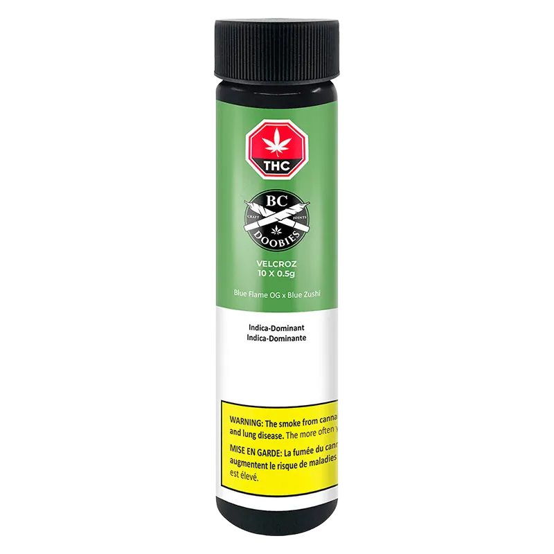 BC Doobies 5 g VelcroZ PR 10 x 0.5 g Pre-Rolls