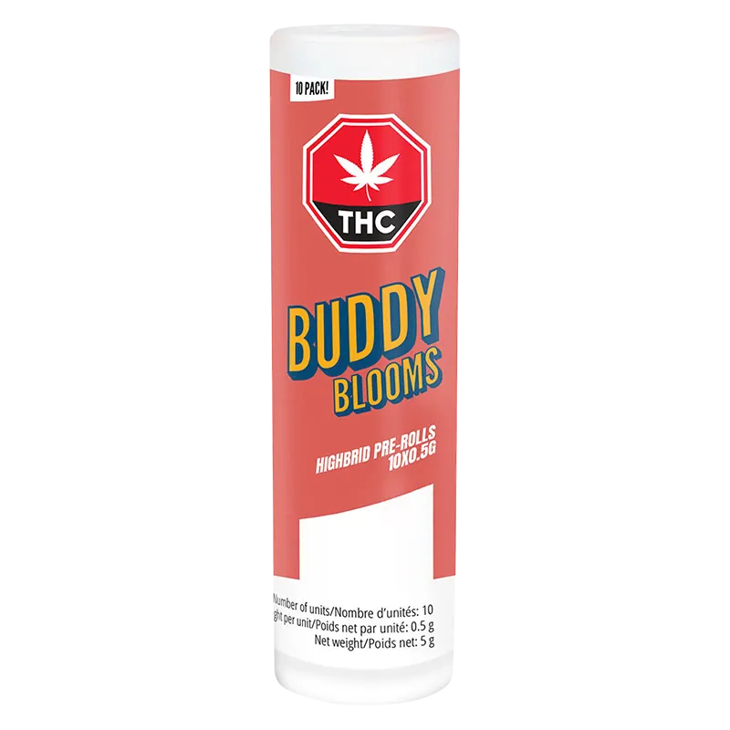 Buddy Blooms 5 g Highbrid PR 10 x 0.5 g Pre-Rolls