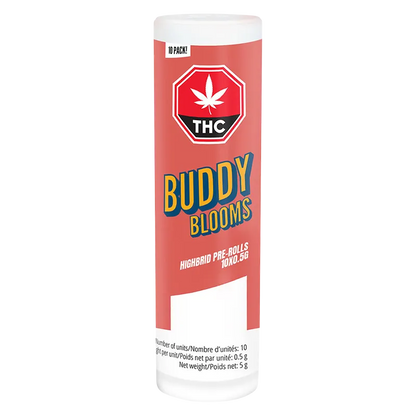 Buddy Blooms 5 g Highbrid PR 10 x 0.5 g Pre-Rolls