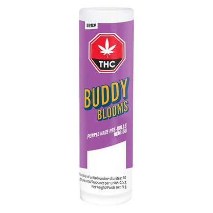 Buddy Blooms 5 g Purple Haze PR 10 x 0.5 g Pre-Rolls