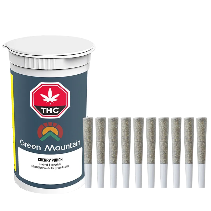 Green Mountain Health Alliance 5 g Cherry Punch PR 10 x 0.5 g Pre-Rolls