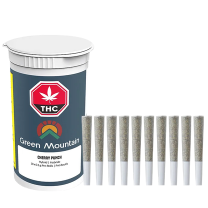 Green Mountain Health Alliance 5 g Cherry Punch PR 10 x 0.5 g Pre-Rolls