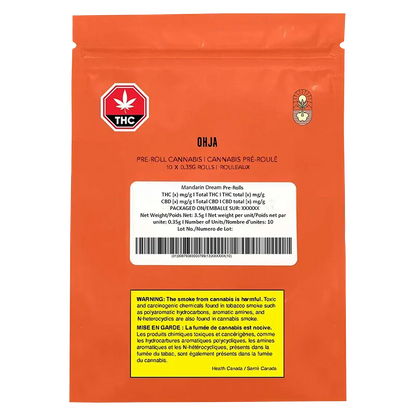 OHJA 3.5 g Mandarin Dream PR 10 x 0.35 g Pre-Rolls