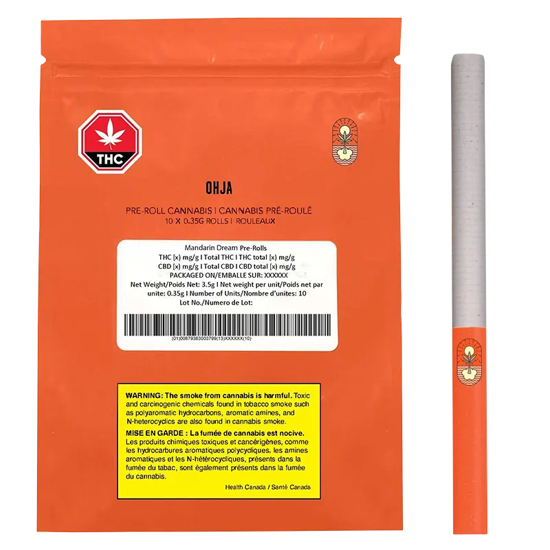 OHJA 3.5 g Mandarin Dream PR 10 x 0.35 g Pre-Rolls
