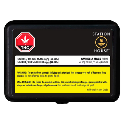 Station House 2.5 g Amnesia Haze PR 5 x 0.5 g Pre-Rolls