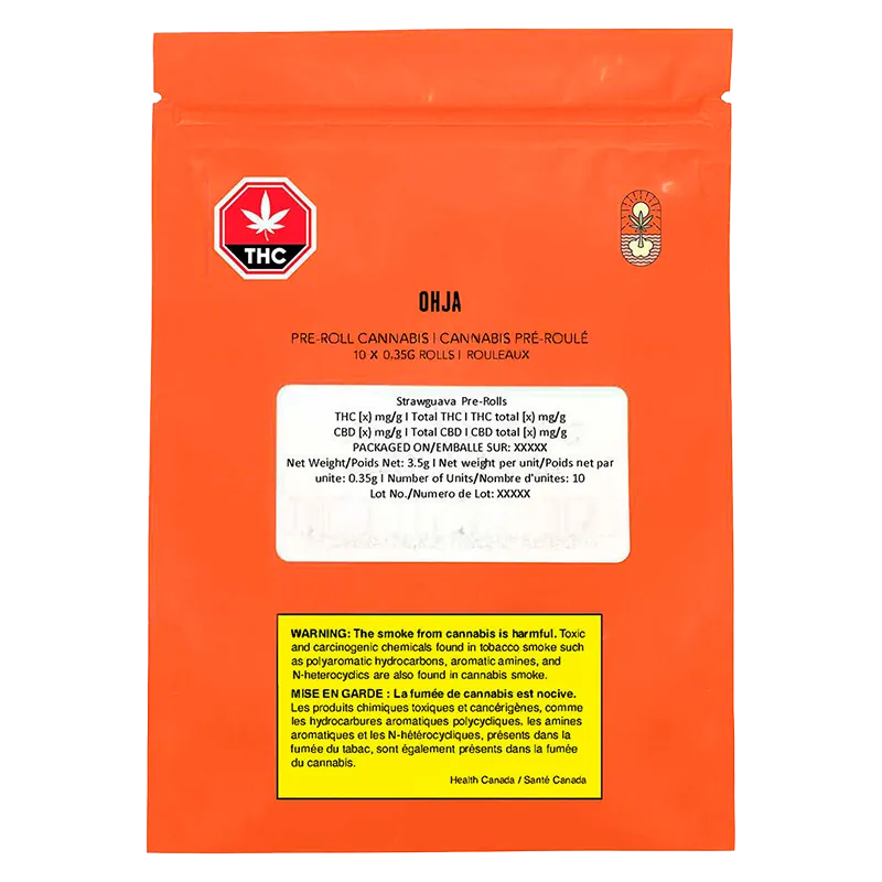 OHJA 3.5 g Strawguava PR 10 x 0.35 g Pre-Rolls