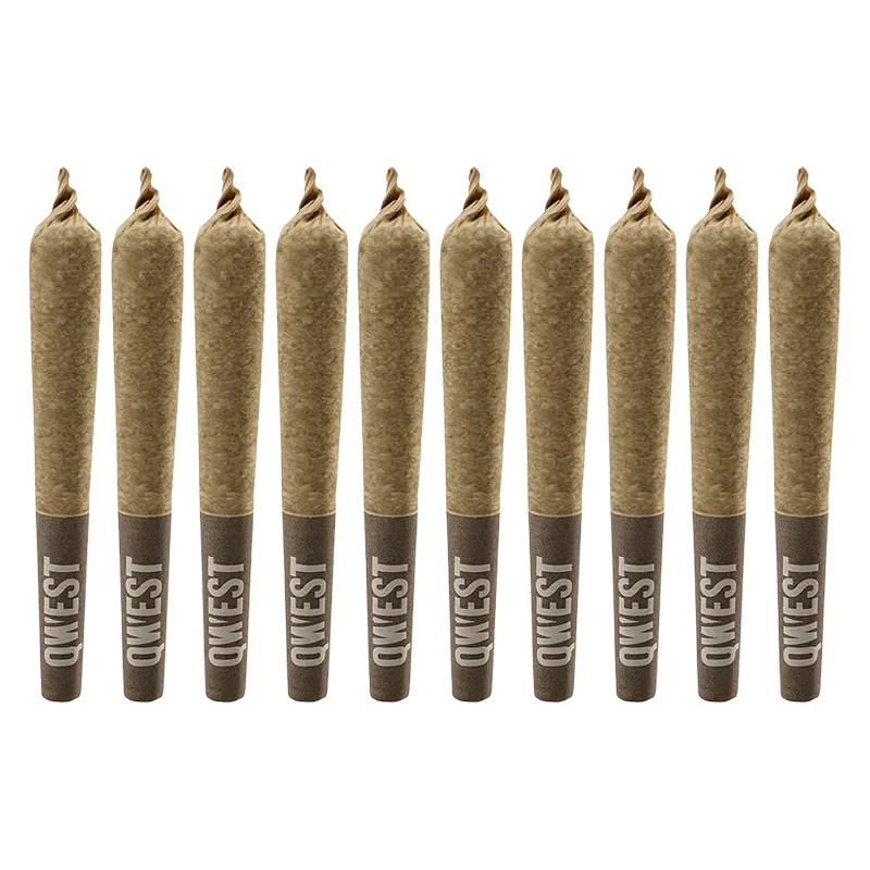 Qwest 3.5 g 35's Platinum Gas PR 10 x 0.35 g Pre-Rolls