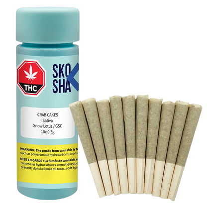 SKOSHA 5 g Crab Cakes PR 10 x 0.5 g Pre-Rolls