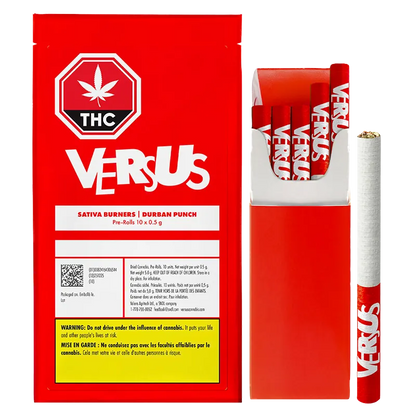 Versus 5 g Burners Durban Punch PR 10 x 0.5 g Pre-Rolls