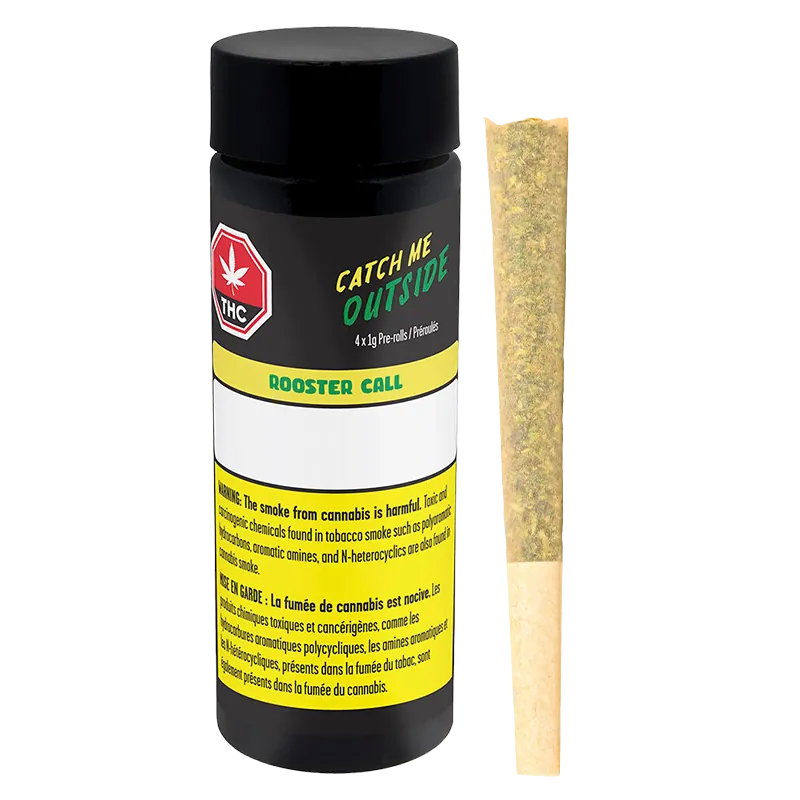 Catch Me Outside 4 g Rooster Call PR 4 x 1 g Pre-Rolls