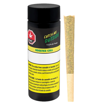 Catch Me Outside 4 g Rooster Call PR 4 x 1 g Pre-Rolls