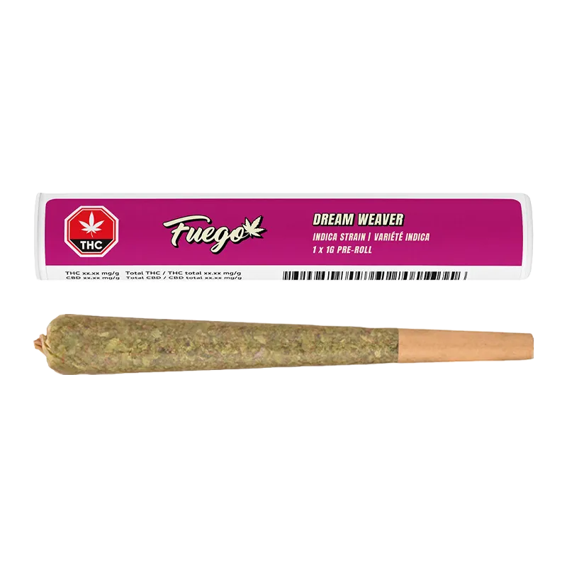 Fuego 1 g Dream Weaver Indica PR 1 x 1 g Pre-Rolls