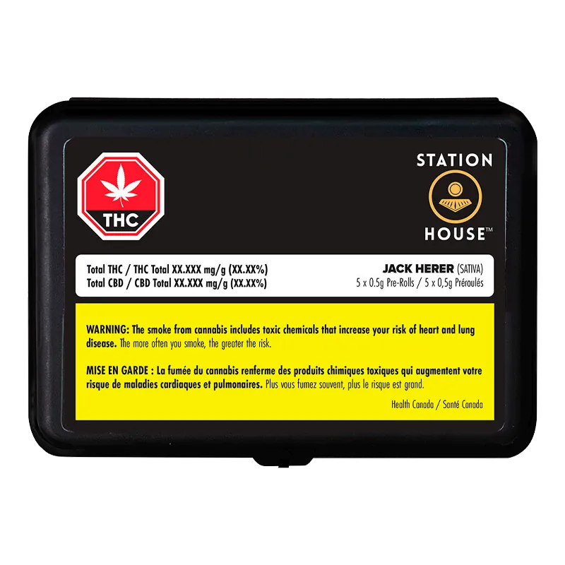 Station House 2.5 g Jack Herer PR 5 x 0.5 g Pre-Rolls