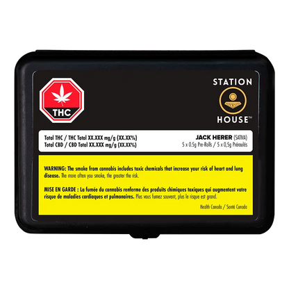 Station House 2.5 g Jack Herer PR 5 x 0.5 g Pre-Rolls