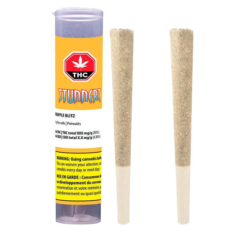 Stunnerz 2 g All Hail Pineapple Blitz PR 2 x 1 g Pre-Rolls