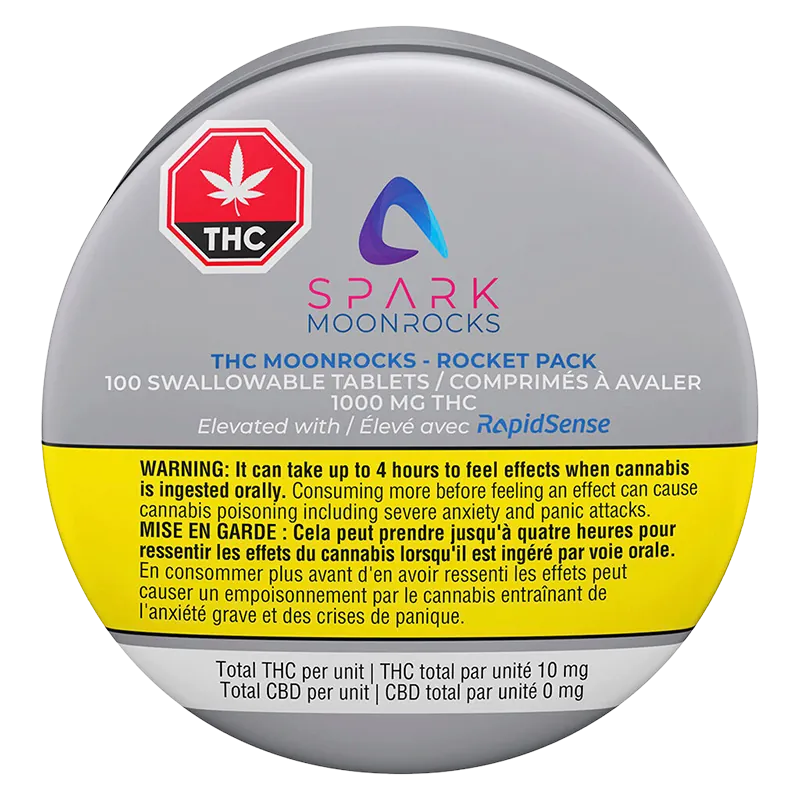 ASPIRE 100 caps SPARK THC Moonrocks Rocket Pack Oils & Caps