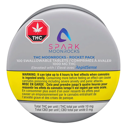 ASPIRE 100 caps SPARK THC Moonrocks Rocket Pack Oils & Caps