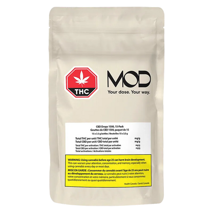 MOD 45 ml CBD Drops 1500 Oils & Caps