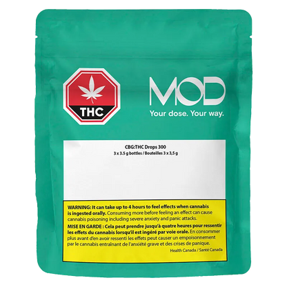MOD 9 ml CBG:THC Drops 300 Oils & Caps