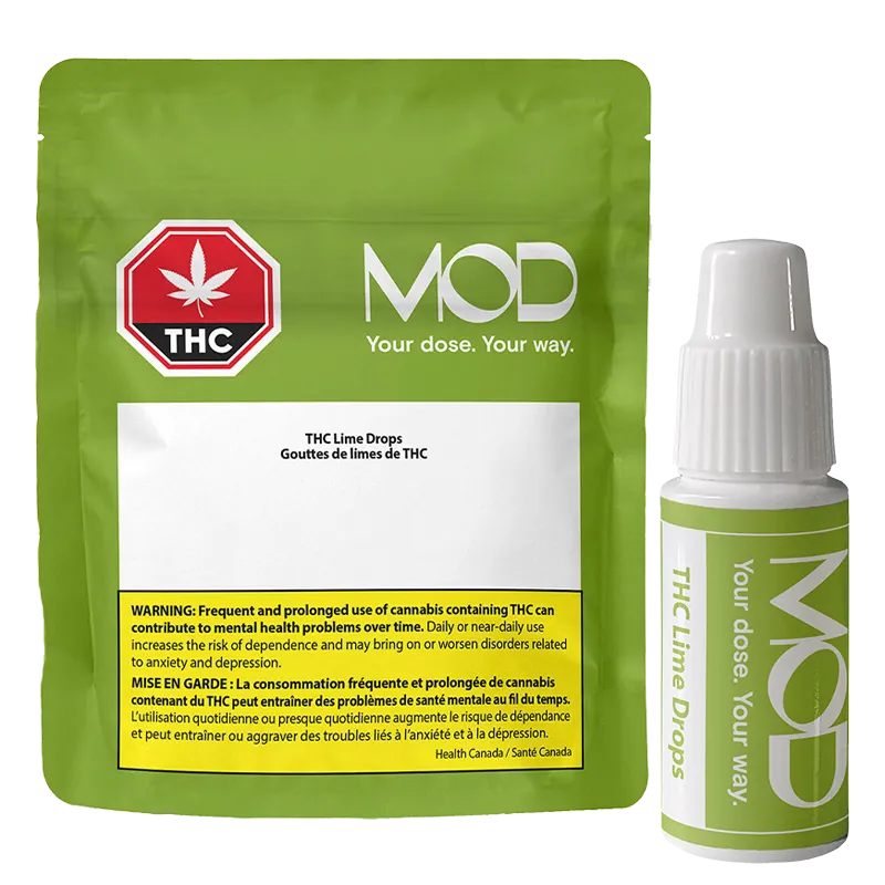 MOD 2 ml THC Lime Drops Oils & Caps
