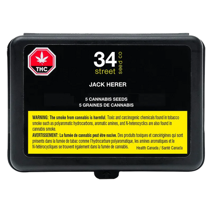 34 Street Seed Co. 5 pack Jack Herer Seeds Cannabis