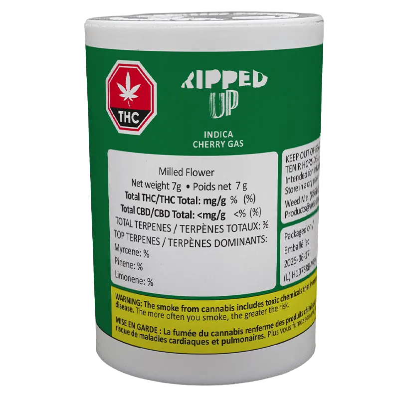 Ripped 7 g Cherry Gas Milled Milled Flower