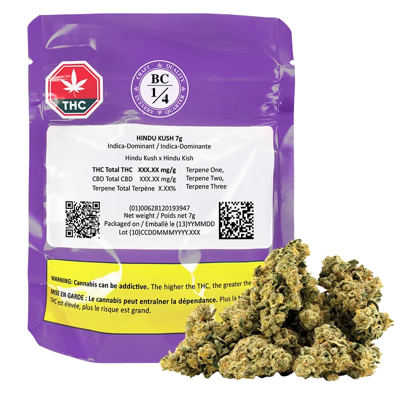 BC 1/4 7 g Hindu Kush Flower