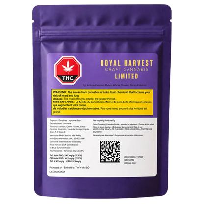 Royal Harvest Craft Cannabis 7 g Limited Flower Flower