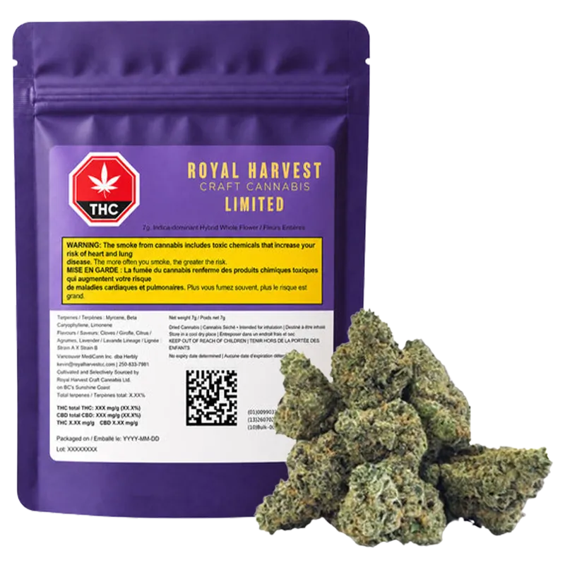 Royal Harvest Craft Cannabis 7 g Limited Flower Flower