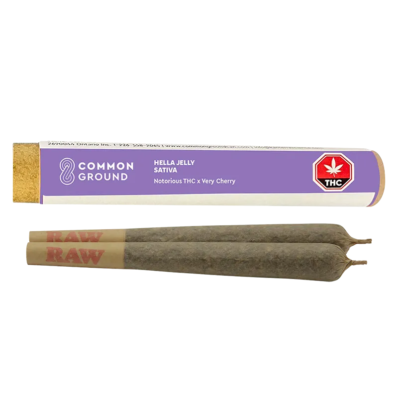 Common Ground 2 g Hella Jelly PR 2 x 1 g Pre-Rolls