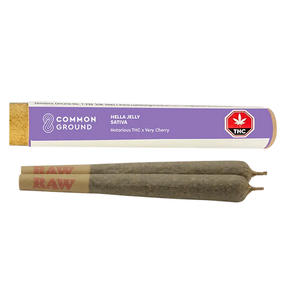 Common Ground 2 g Hella Jelly PR 2 x 1 g Pre-Rolls