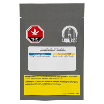 Lune Rise Farms 5 g Farmers' Market PR 10 x 0.5 g Pre-Rolls