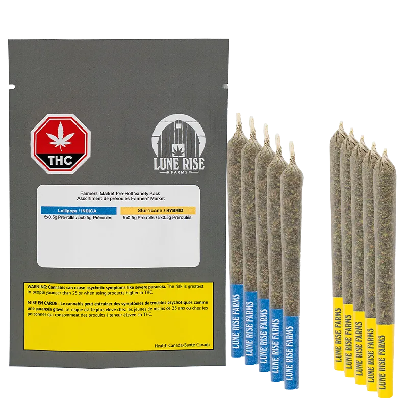 Lune Rise Farms 5 g Farmers' Market PR 10 x 0.5 g Pre-Rolls