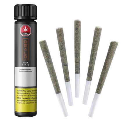 DEALR 2.5 g AK47 PR 5 x 0.5 g Pre-Rolls
