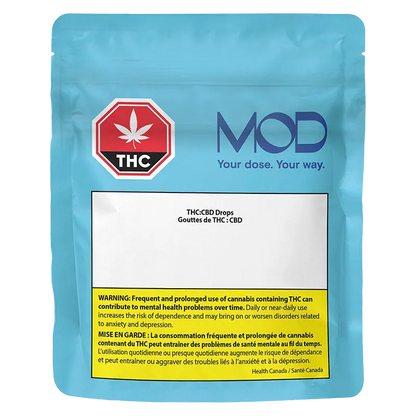 MOD 3 ml THC:CBD Drops Oils & Caps